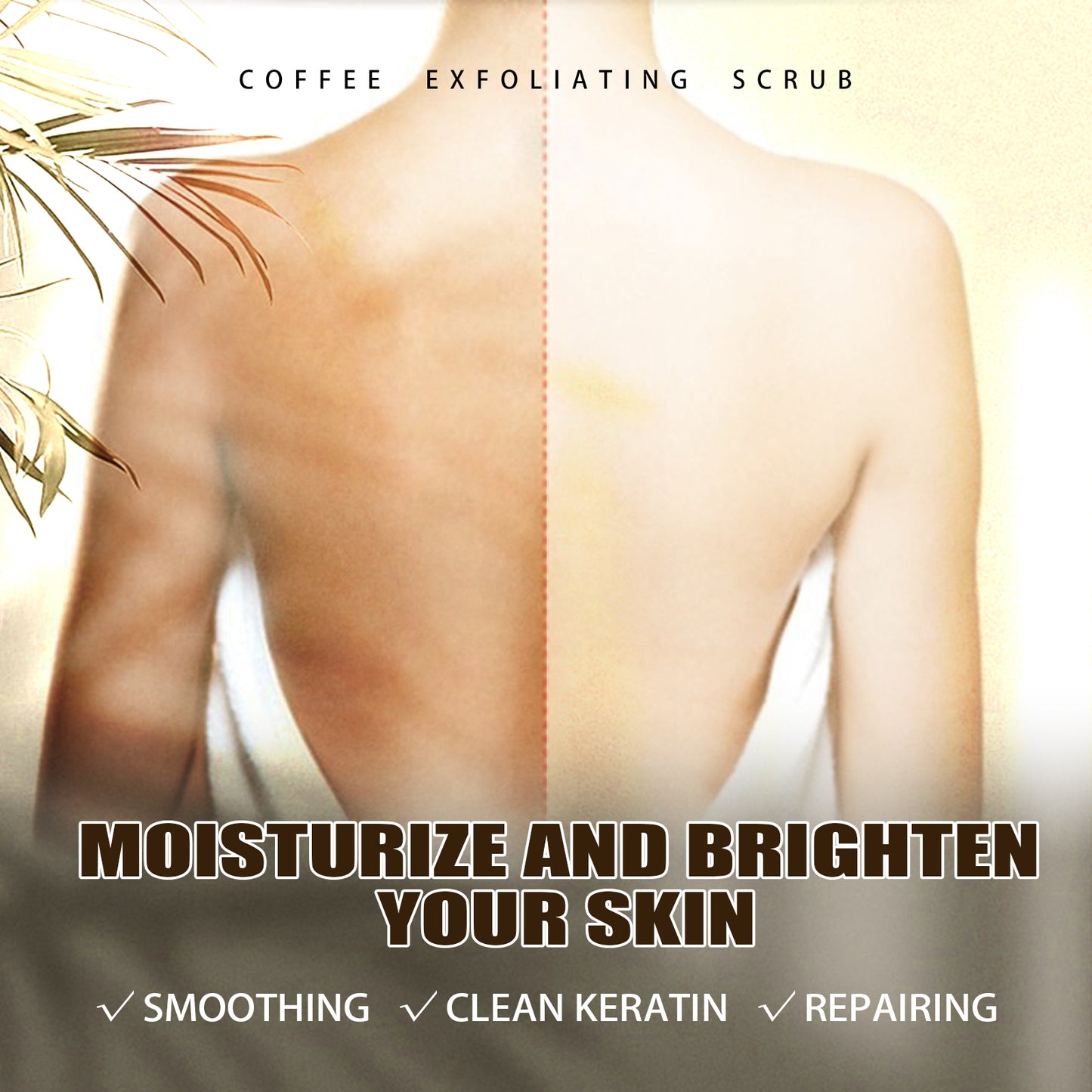 Jaysuing Coffee Scrub, Body Skin Cleansing Exfoliating, Tender Skin, Removing Melanin And Brightening Skin Scrub