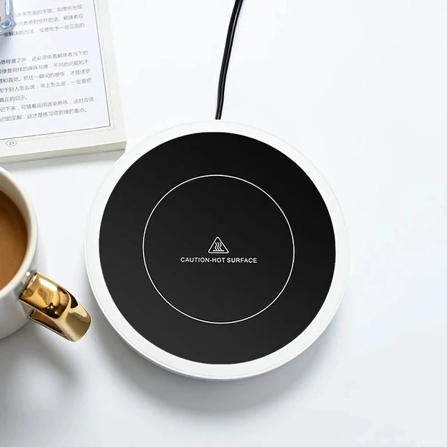 Electric Heating Coaster 3 Gear Temperature Adjust Thermal Coaster 80 °C Constant Temperature Coffee Milk Heater