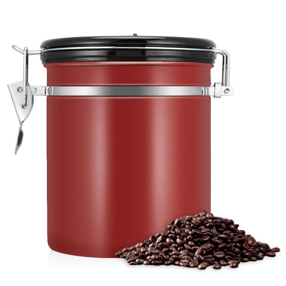 Airtight Coffee Container Storage Canister Set for Coffee Beans Gound 1.5L Tea Container